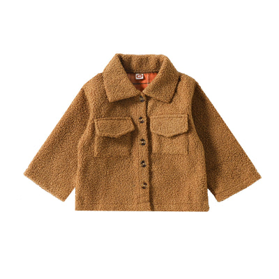 Abrigo Reversible de Cuadros con Forro Polar Otoño - Image 12