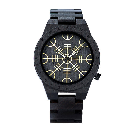 Reloj de Madera Ebony Leisure - Elegancia Natural - Image 8