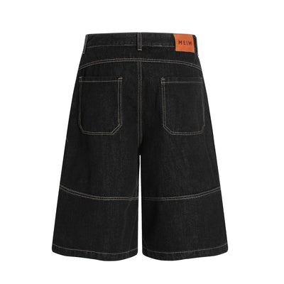 Shorts Denim Retro Lavado Unisex - Corte Relajado - Image 4