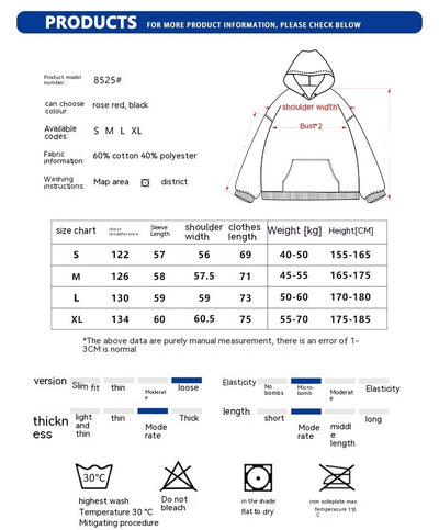 Suéter Holgado Estilo Americano XINGX con Estampado Desgastado y Mangas Desmontables para Parejas - Image 16