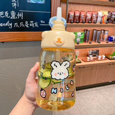 Botella de Agua Infantil con Popote - Diseño Adorable y Portátil - Image 6