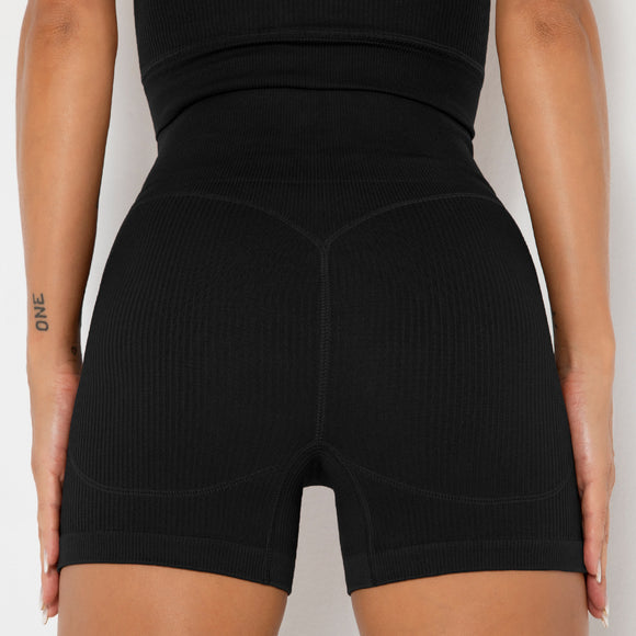 Conjunto Deportivo 4 Piezas: Sujetador, Chaleco, Shorts y Leggins para Yoga y Running