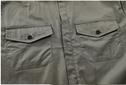 Camisa Suelta con Cierre Europeo Americana para Hombre - Image 15