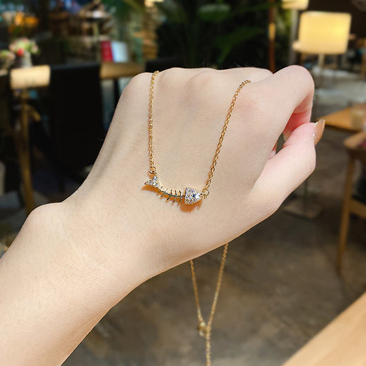 Collar de Perla en Acero Titanio de Diseño Exclusivo para Mujer - Image 72