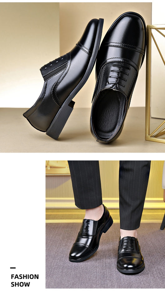 Zapatos de Cuero Formales Puntiagudos para Hombre - Estilo Ejecutivo Británico - Image 27
