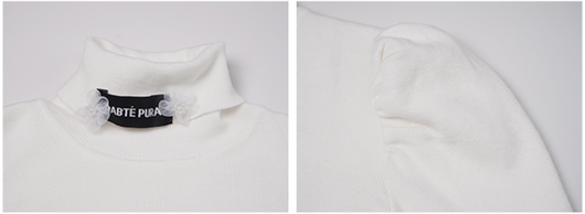 Suéter Cuello Alto con Mangas Abullonadas - Prenda Base Versátil - Image 13