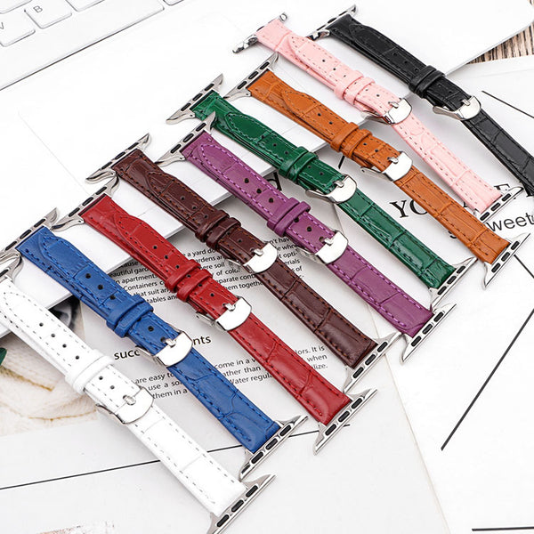 Correa de Reloj Slub Colores Sólidos para Mujer