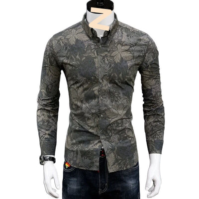 Camisa Estampada Casual para Hombre - Diseño Moderno y Versátil - Image 2