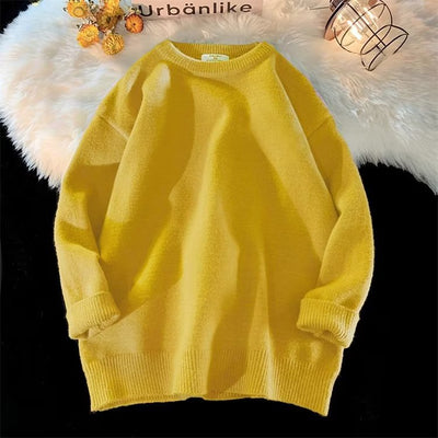 Suéter Holgado de Cuello Redondo para Hombre - Colección Primavera Otoño - Image 4