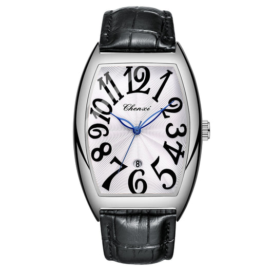 Reloj Digital con Calendario y Correa de Cuero para Hombre - Image 6