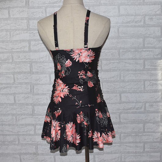 Traje de Baño Enterizo Talla Grande con Estampado y Hombros Descubiertos - Image 17