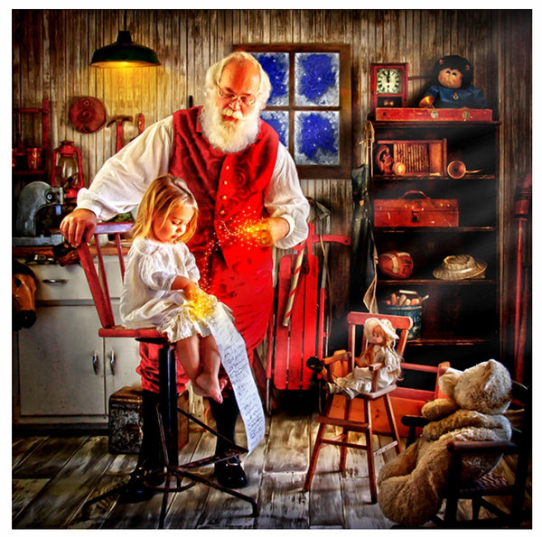 Kit de Pintura por Números Navideño - El Pequeño de Santa