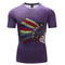 Playera Deportiva Calavera 3D con Tecnología Stretch Quick-Dry para Hombre