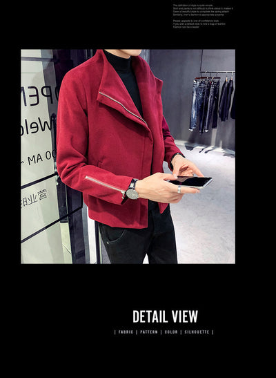 Abrigo de Lana Estilo Hong Kong para Hombre - Image 25