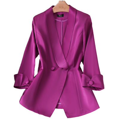Blazer Morado para Mujer - Elegancia Profesional - Image 3