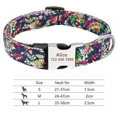Collar Ajustable para Perros y Gatos con Placa de Identificación Personalizada - Image 19