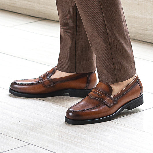 Zapatos Casuales de Cuero Genuino Estilo Caballero Inglés - Image 7