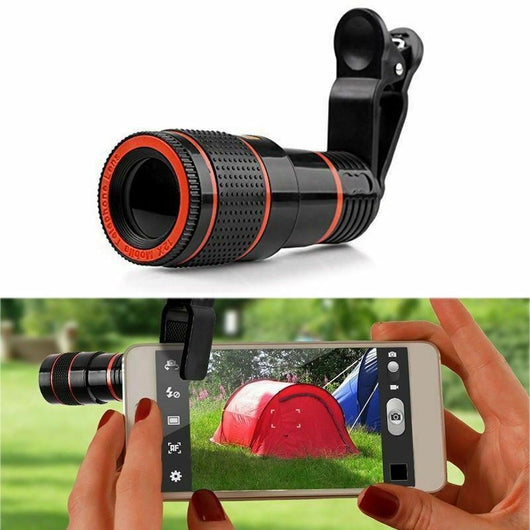 Lente Teleobjetivo 8X con Clip Universal para Smartphone - Image 4