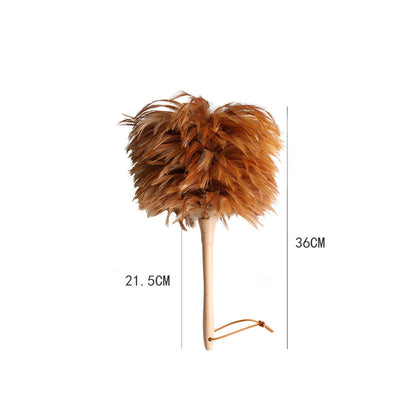 Plumero de Plumas Blanco - Limpiador de Polvo Decorativo - Image 18