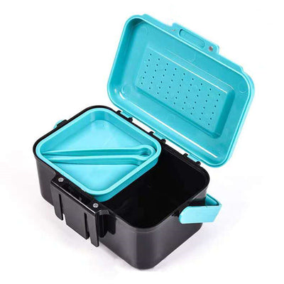 Caja de cebo dual con asa portátil - Image 5