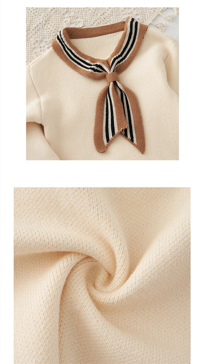 Conjunto de Suéter Estilo Colegiala Princesa para Niñas - Image 8