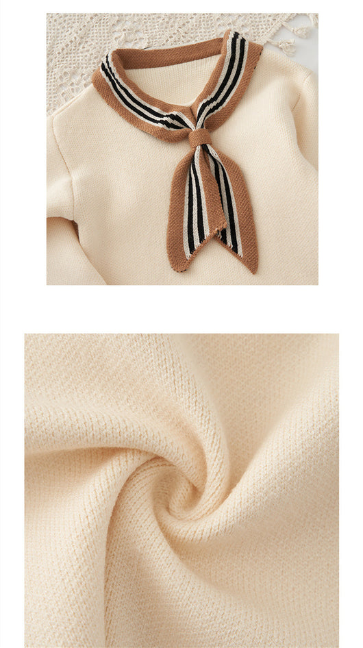 Conjunto de Suéter Estilo Colegiala Princesa para Niñas - Image 8