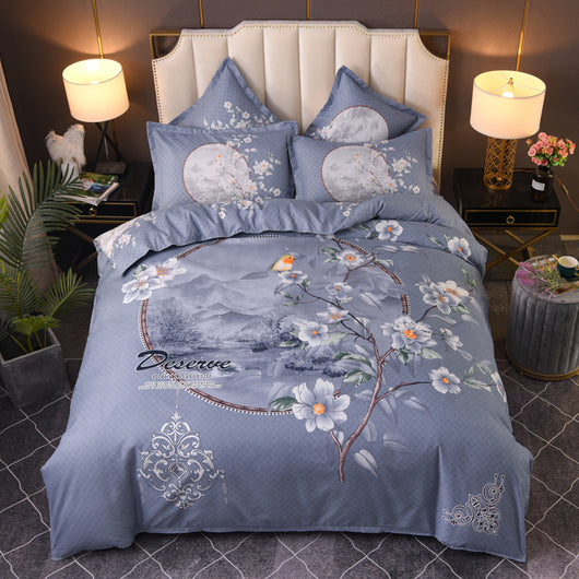 Juego de 4 Piezas de Cashmere Floral Acolchado para Bodas - Image 11