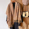 Cuello Cálido con Borlas - Capa Térmica para Mujer