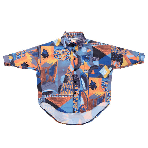 Blusa Suelta Floral para Danza Infantil