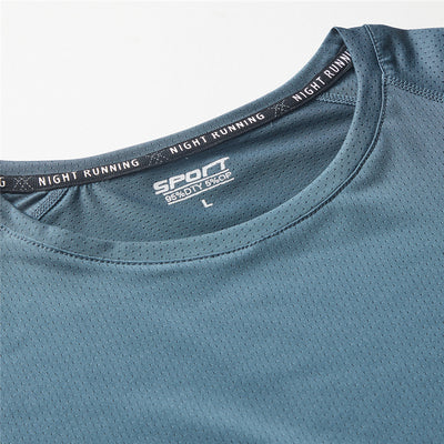 Camiseta Deportiva Elástica de Secado Rápido para Hombre - Image 14