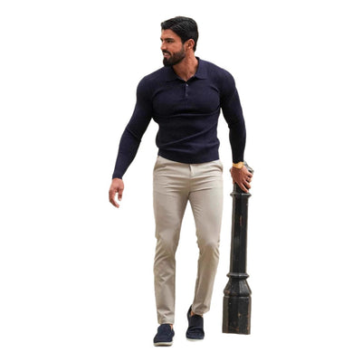 Pantalones de Vestir Casuales Lisos para Hombre - Multiusos Ejecutivos - Image 5