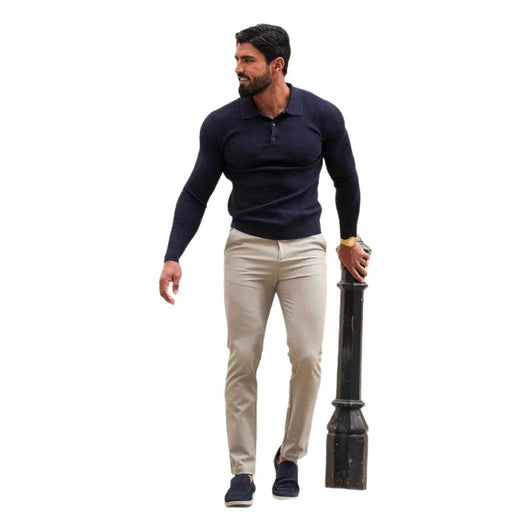 Pantalones de Vestir Casuales Lisos para Hombre - Multiusos Ejecutivos - Image 5