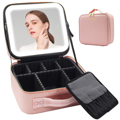 Maletín de Maquillaje Profesional con Espejo LED y Gran Capacidad de Almacenamiento - Image 6