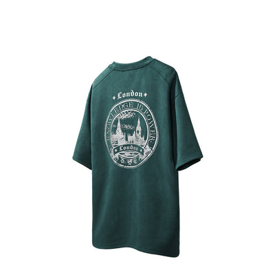 Playera Holgada de Terciopelo y Cuero para Hombre - Image 4