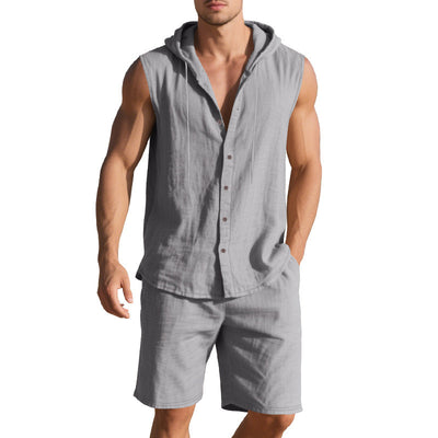 Conjunto de Bermudas y Camiseta sin Mangas para Hombre - Image 4