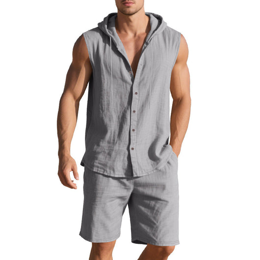 Conjunto de Bermudas y Camiseta sin Mangas para Hombre - Image 4