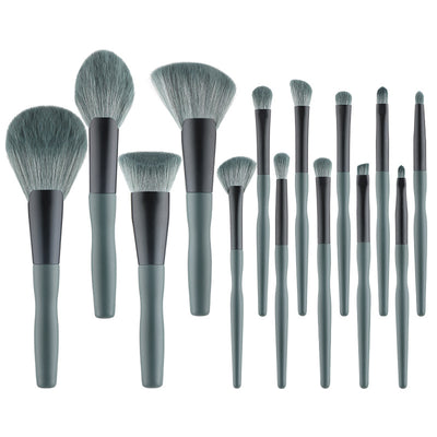 Set de 14 Brochas de Maquillaje Profesional Plátano - Image 7