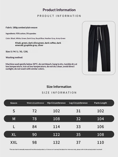 Pantalones Deportivos Rectos con Cordones para Hombre - Diseño Versátil - Image 19