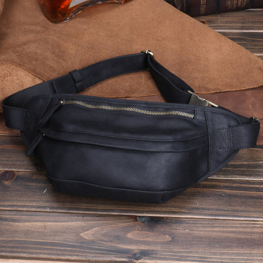 Bolsa Crossbody de Cuero para Hombre - Portamóvil Deportivo - Image 2