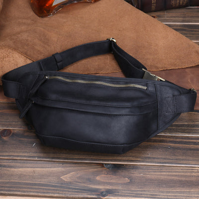 Bolsa Crossbody de Cuero para Hombre - Portamóvil Deportivo - Image 2