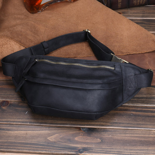 Bolsa Crossbody de Cuero para Hombre - Portamóvil Deportivo - Image 2