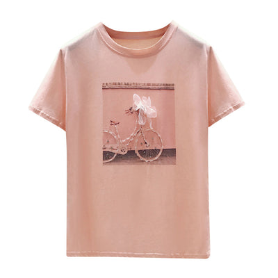 Blusas Sueltas de Verano para Mujer - Camisetas de Manga Corta que Disimula Abdomen - Image 9