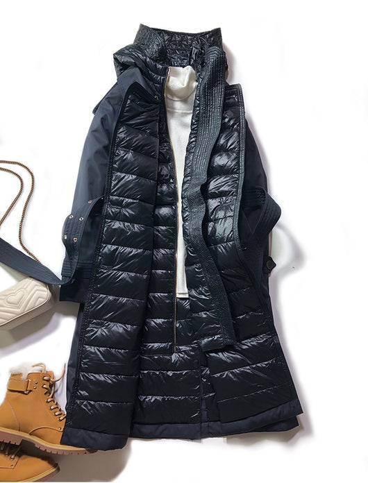 Gabardina Larga con Cordones - Image 15