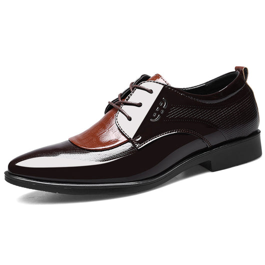 Zapatos de Vestir Ejecutivos Talla Grande para Hombre con Cordones - Image 4
