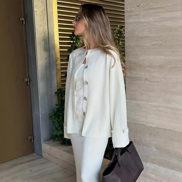 Cardigan Tejido para Mujer Otoño e Invierno