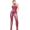 Enterizo de Cuero Charol con Efecto Espejo PVC para Mujer
