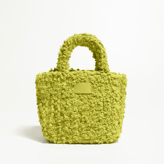 Bolso Cuadrado Pequeño en Lana de Cordero - Image 18