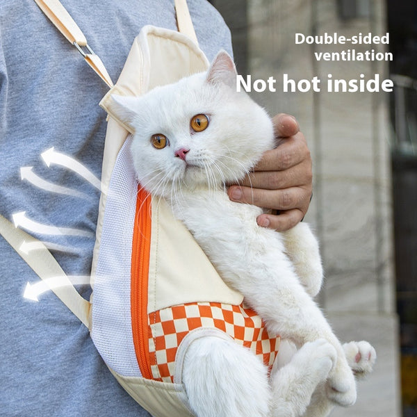 Mochila Transportadora Portátil para Gatos - Pet Chest Go Out