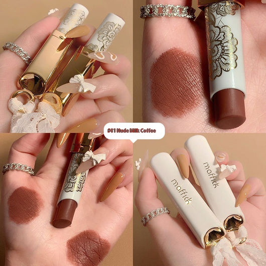 Labial Mate Larga Duración Miel y Encaje - Acabado Sedoso - Image 4