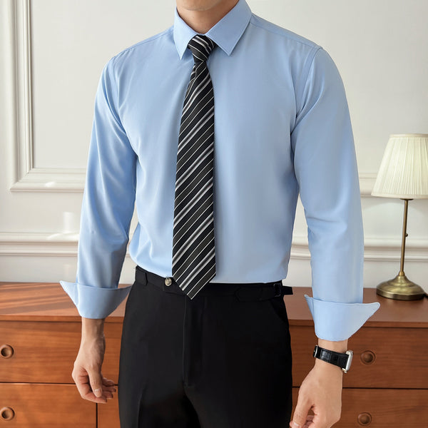 Camisa de Negocios Manga Larga Multicolor para Hombre